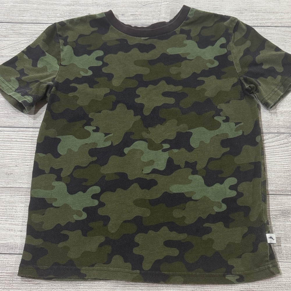 Old Navy Boys Green and Blue Camouflage Tee
